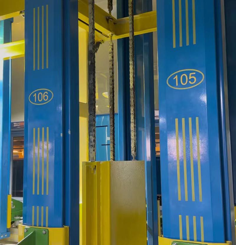 304 rostfria stålpaneler förbättrar hållbarheten och skyddet av Junda vertikallyftande galvaniseringslinje