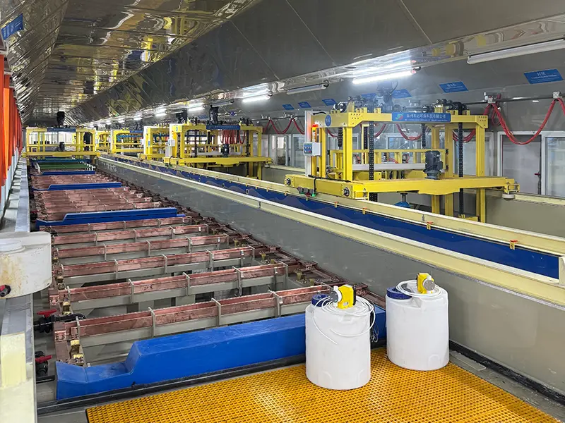Zinc Rack Vertical Lift Plating Line